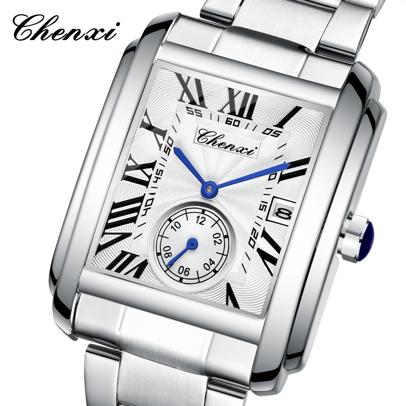 Cartier Watch Santos - CHENXI 8216 Quartz Horloges Mode Eenvoudige