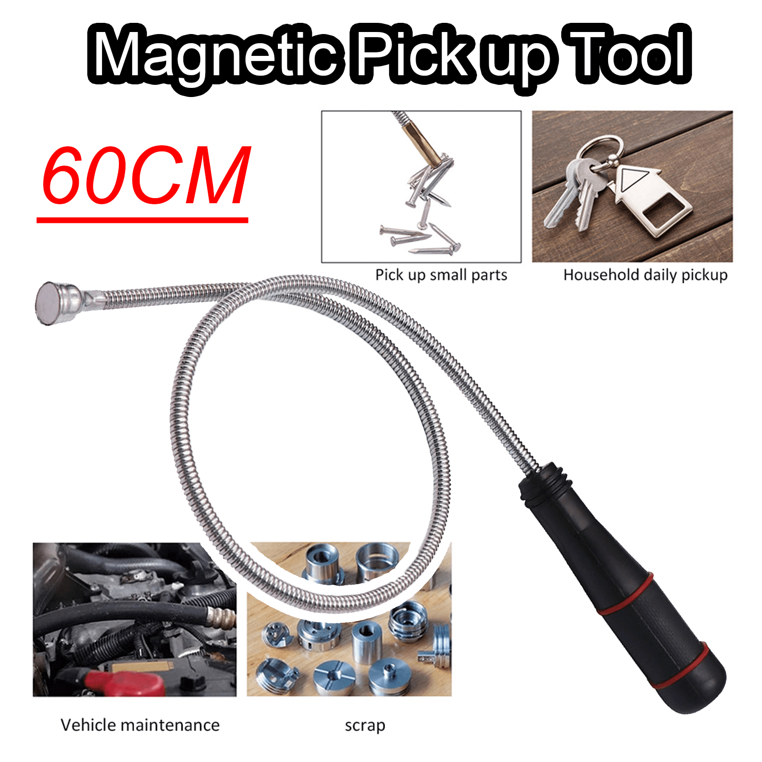 Spring Bar Tool Set - Opvouwbare sterke magnetische oppaktool, metalen staafveergrijper,