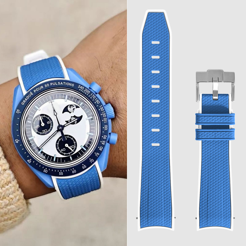 Omega Watch Speedmaster - Voor Omega Swatch 20mm Curve Horlogeband