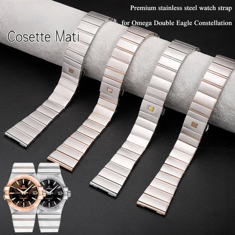 Omega Watch Constellation - Roestvrijstalen band voor Omega Constellation Double