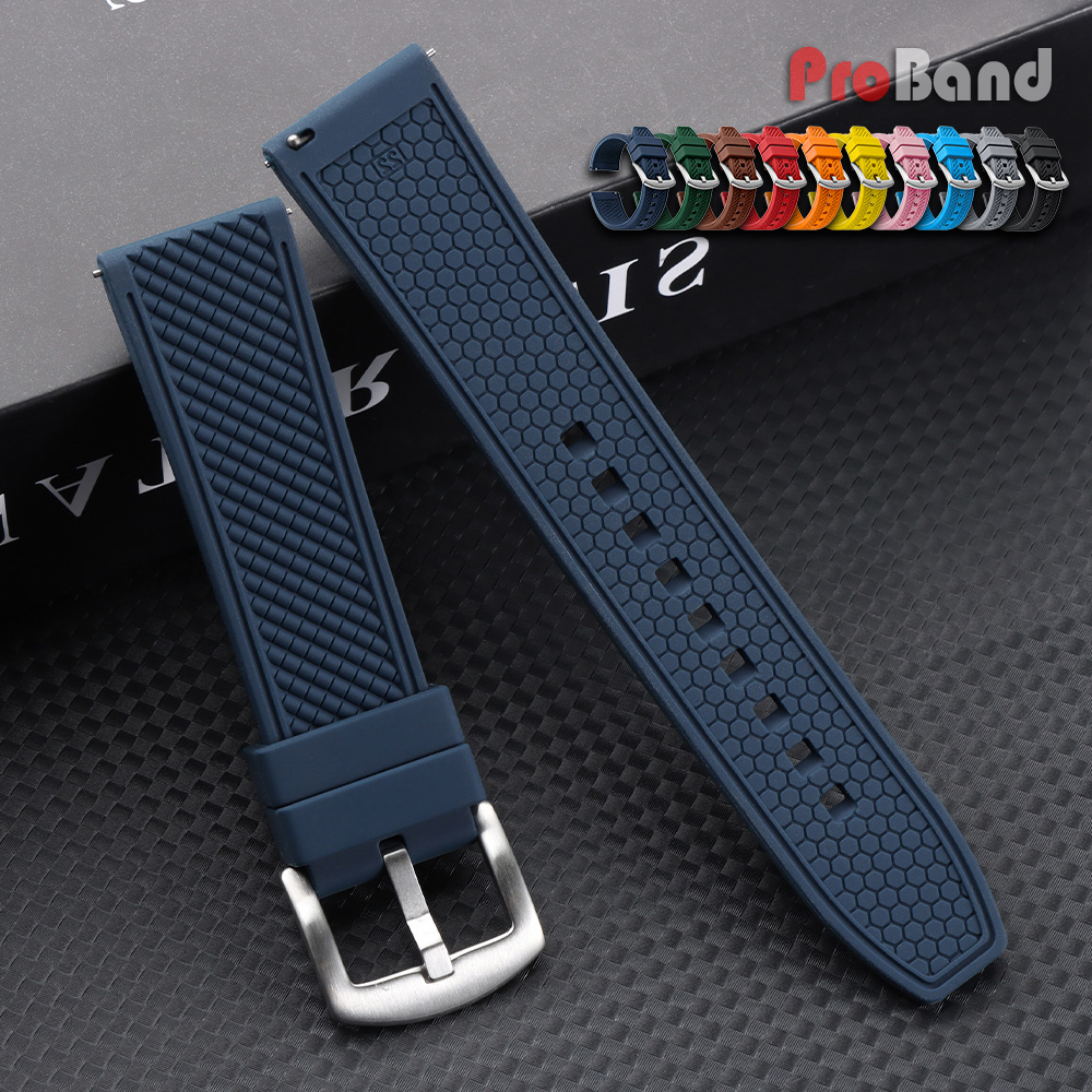 Nato Strap Nylon - Quick Release rubberen horlogeband 20 mm