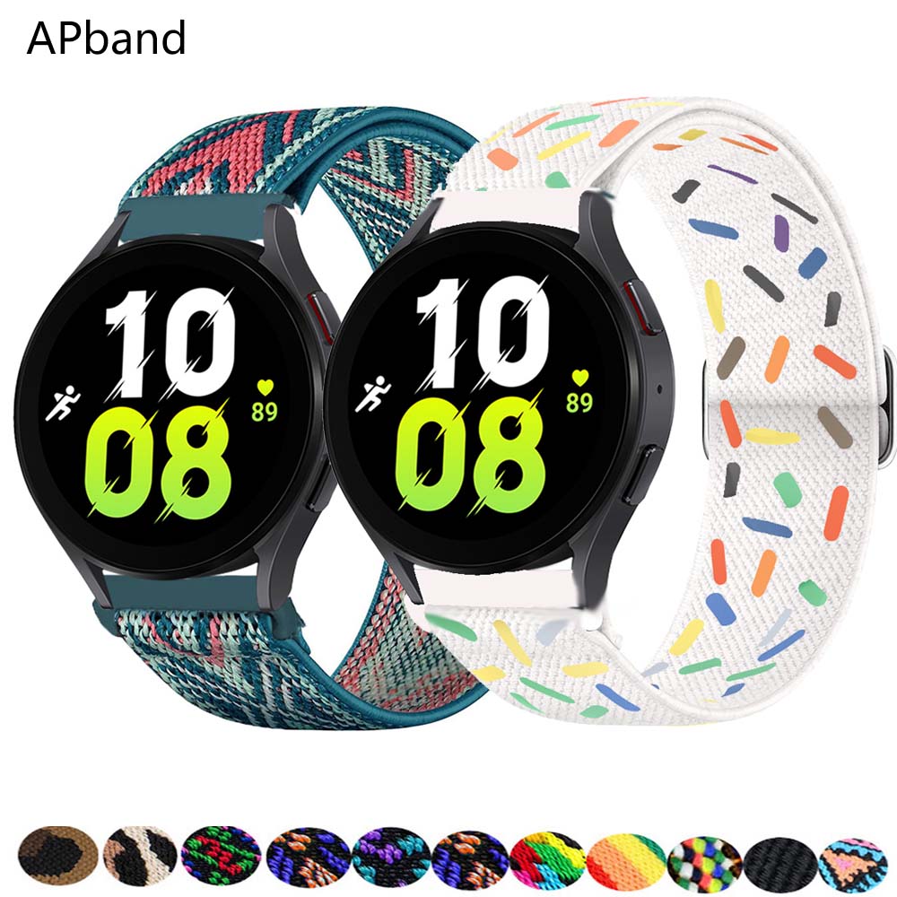 Nato Strap Nylon - 20Mm/22Mm Riem Voor Samsung Galaxy Horloge
