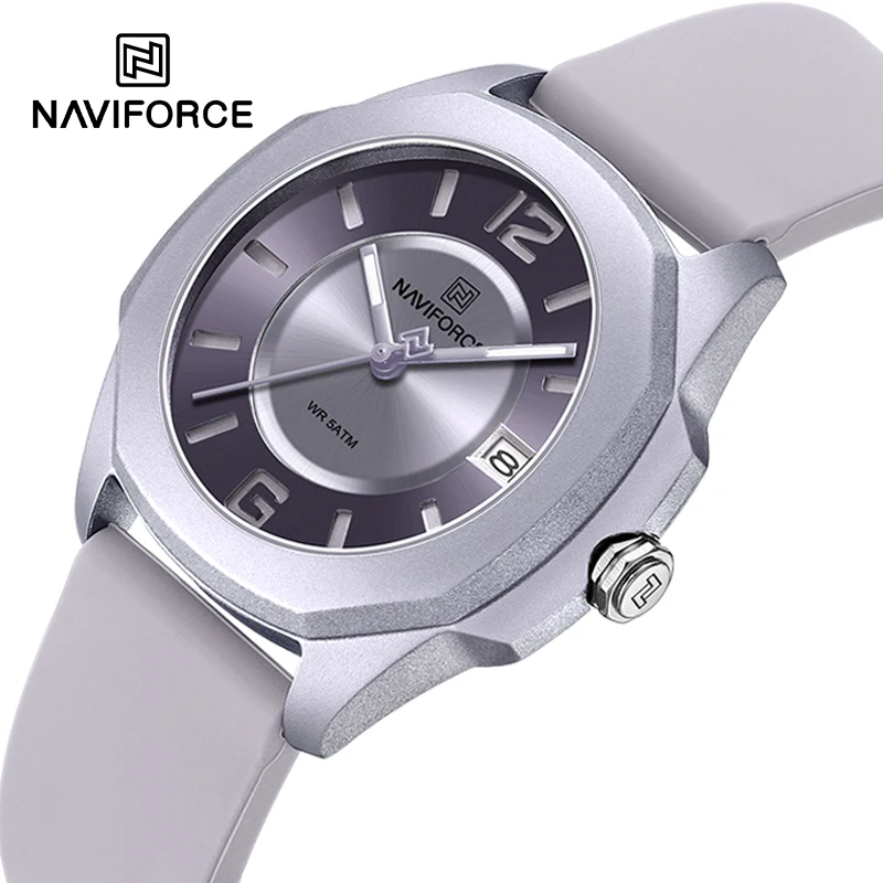Silicone Band Women - NAVIFORCE 7107 Horloge voor Vrouwen Mode