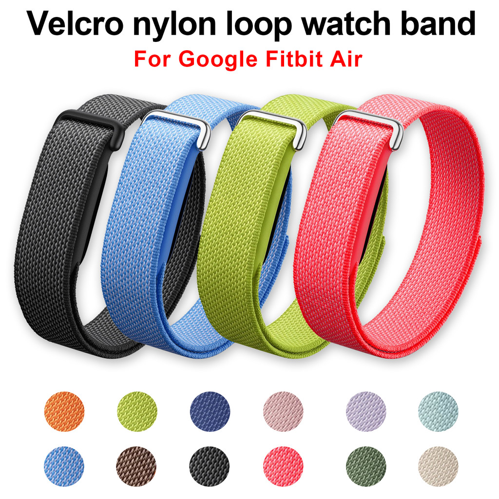 Sport Loop Velcro - Horlogeband voor Google Fitbit Air, klittenband