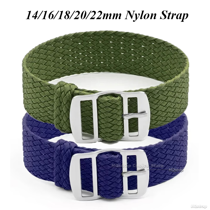 Perlon Strap Woven - 16mm 18mm 20mm 22mm riem voor