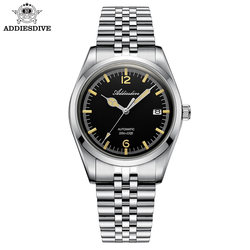 Stainless Bracelet Diver - Addiesdive Nieuwe AD2038 Luxe Heren Horloges