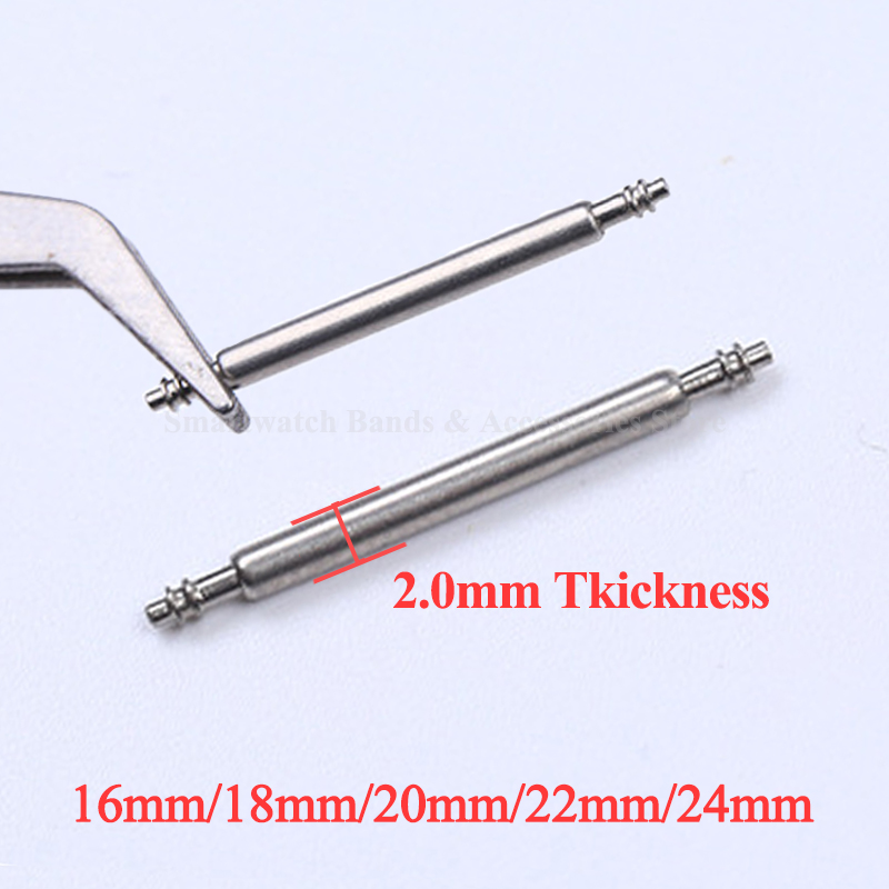 Spring Bar Tool Set - 15 stks Horlogeband Pin 2.0mm Diameter