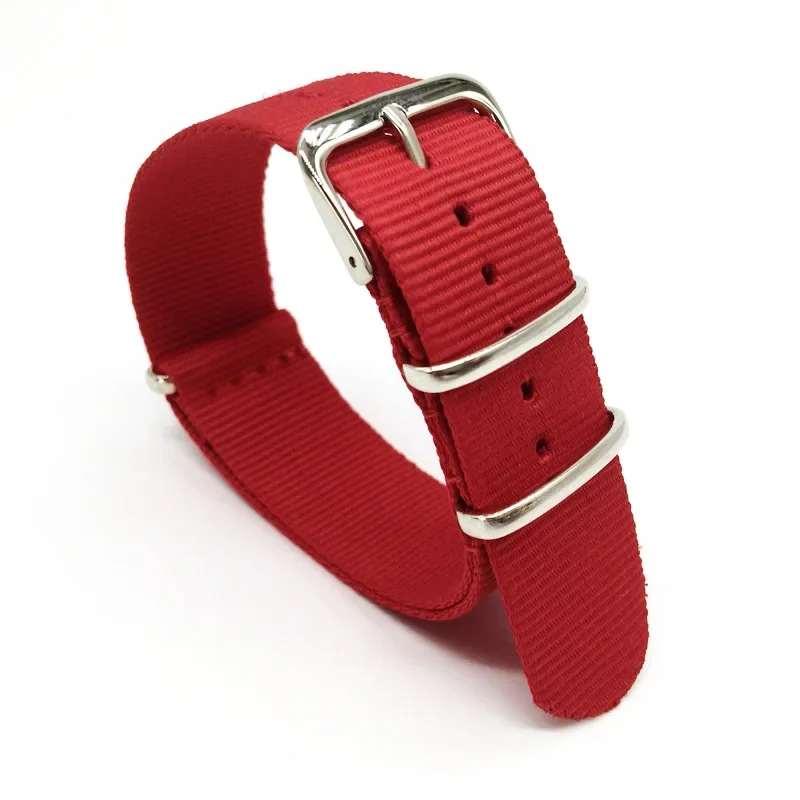 Nato Strap Nylon - Rode Nylon Band Mannen & Vrouwen