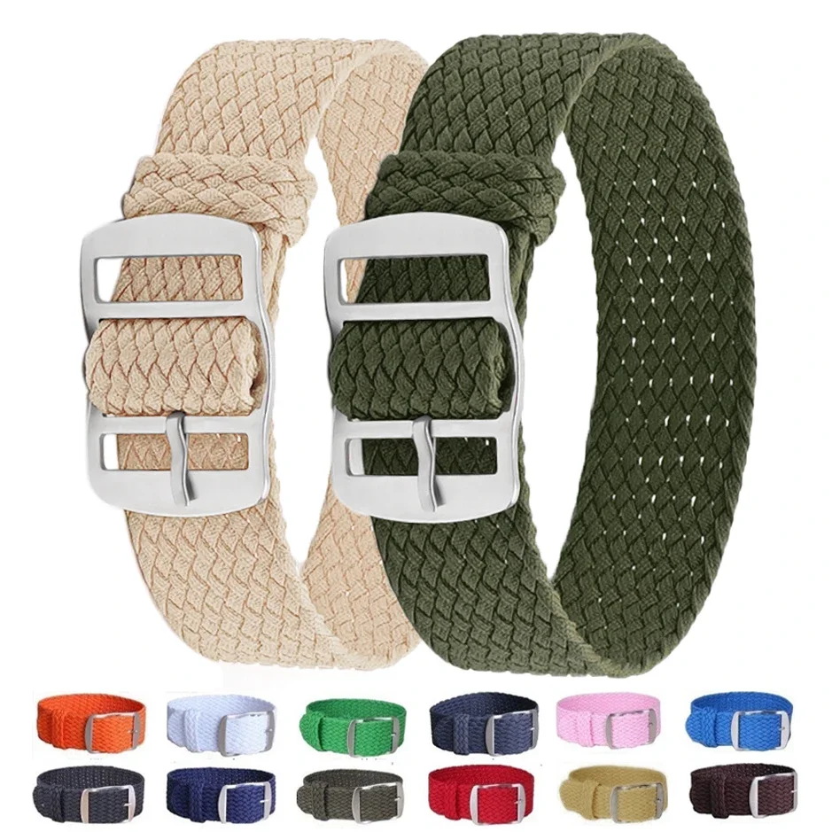 14mm 16mm 18mm 20mm 22mm Perlo - Perlon Strap Woven recensie en prijs