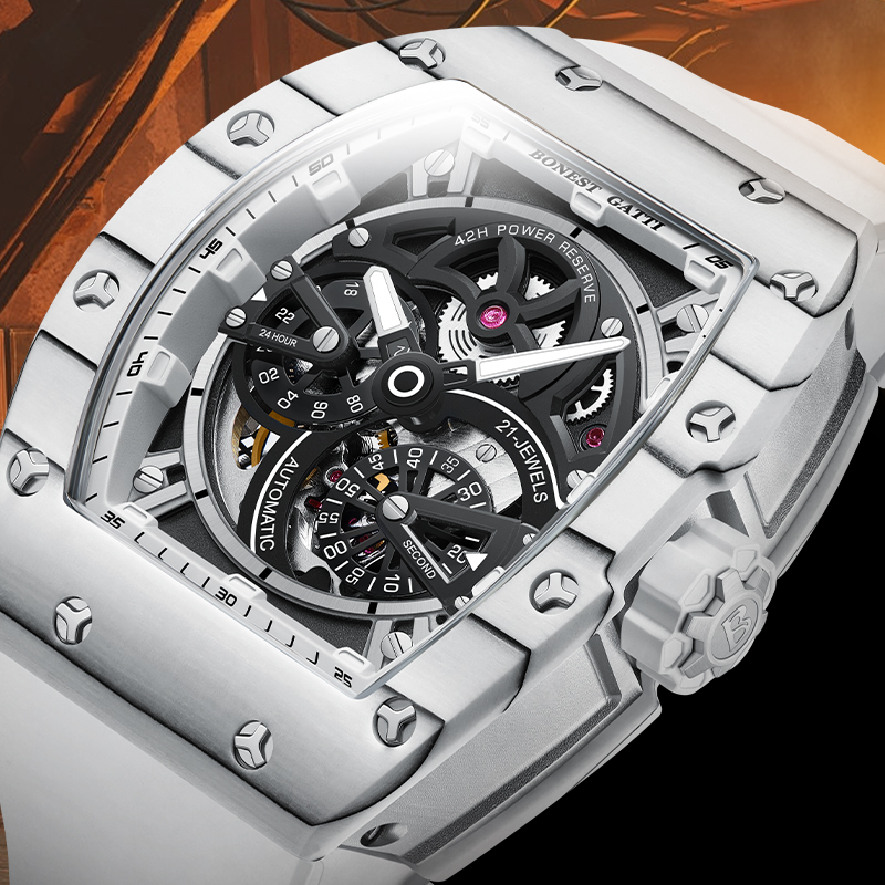 BONEST GATTI Mechanisch herenh - Rubber Strap Diver recensie en prijs