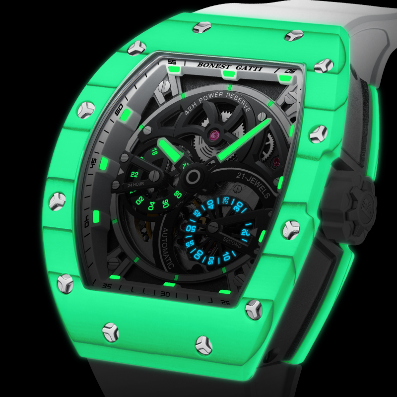 BONEST GATTI Mechanisch herenh - Rubber Strap Diver recensie en prijs