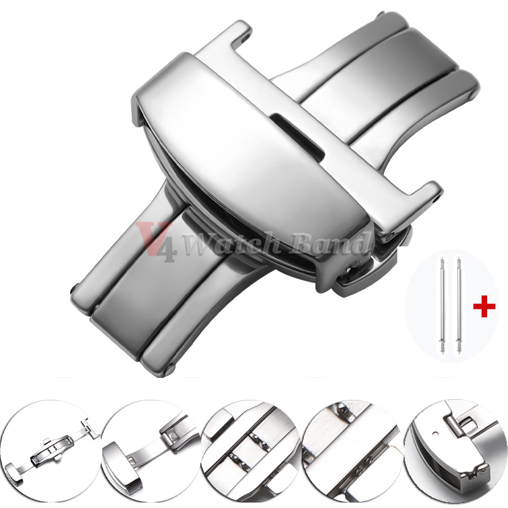 Gepolijste matte horlogebandge - Butterfly Clasp Deployant recensie en prijs