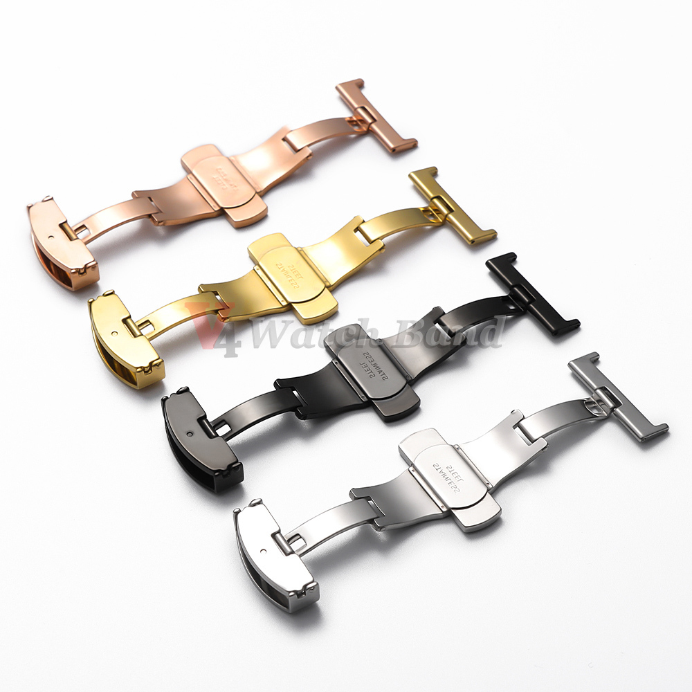Gepolijste matte horlogebandge - Butterfly Clasp Deployant recensie en prijs