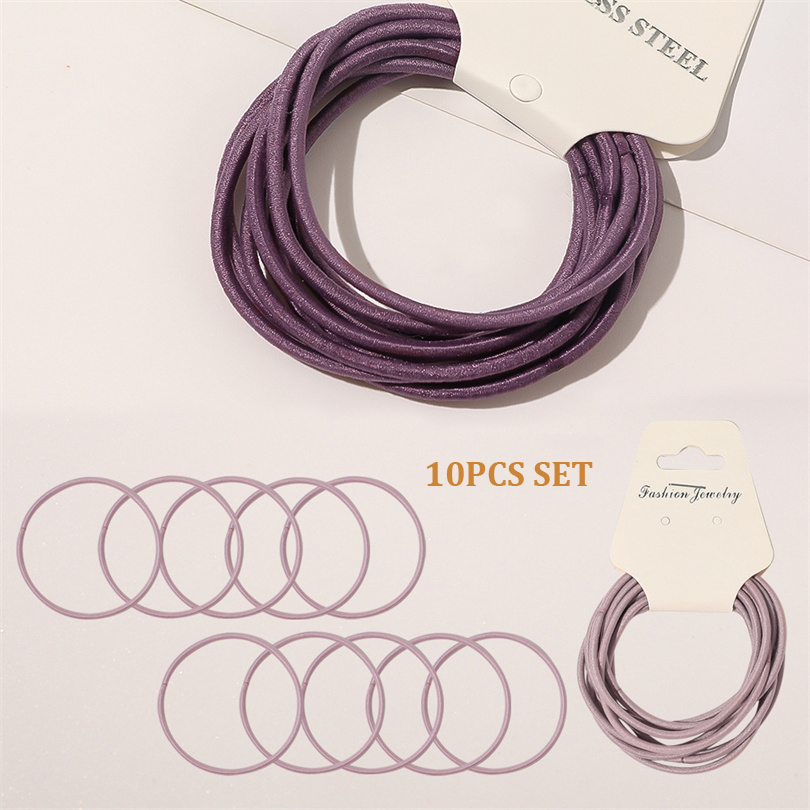 10Pcs Vrouwen Meisjes Eenvoudi - Silicone Band Women recensie en prijs