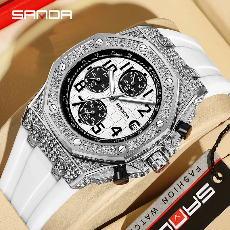 SANDA 7026 Heren Quartz Horlog - Rubber Strap Diver recensie en prijs