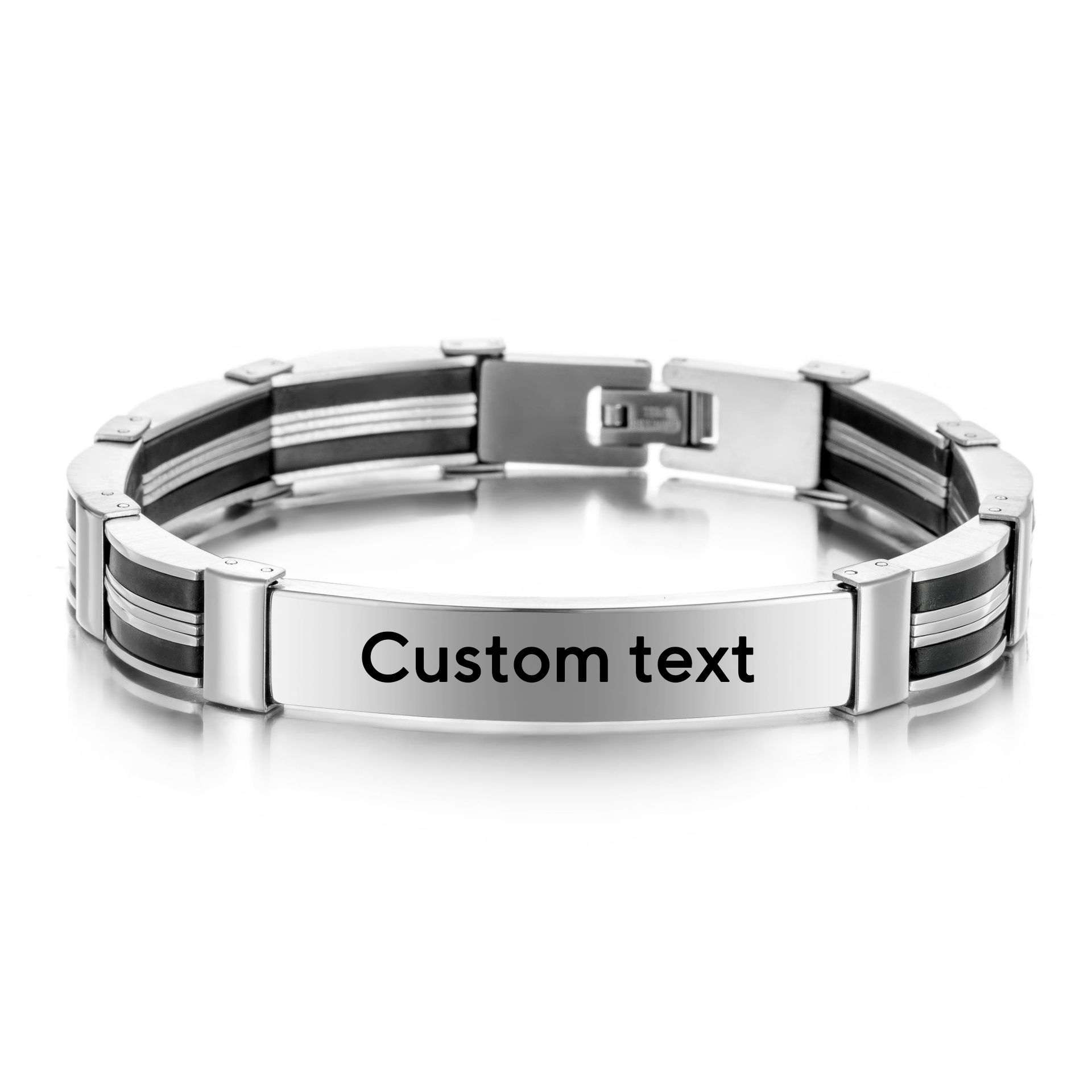 Punk Custom TEKST Naam Mannen  - Silicone Band Women recensie en prijs