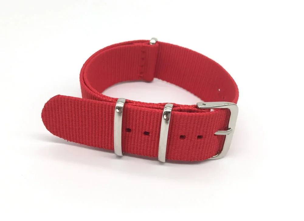 Rode Nylon Band Mannen & Vrouw - Nato Strap Nylon recensie en prijs
