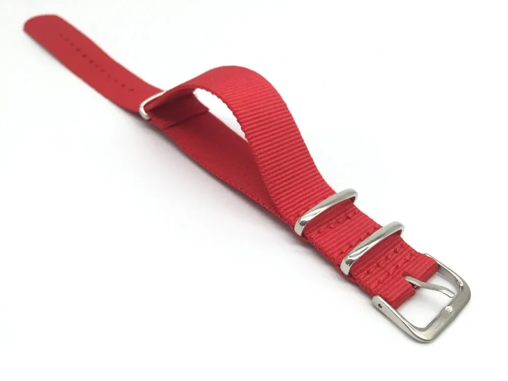 Rode Nylon Band Mannen & Vrouw - Nato Strap Nylon recensie en prijs