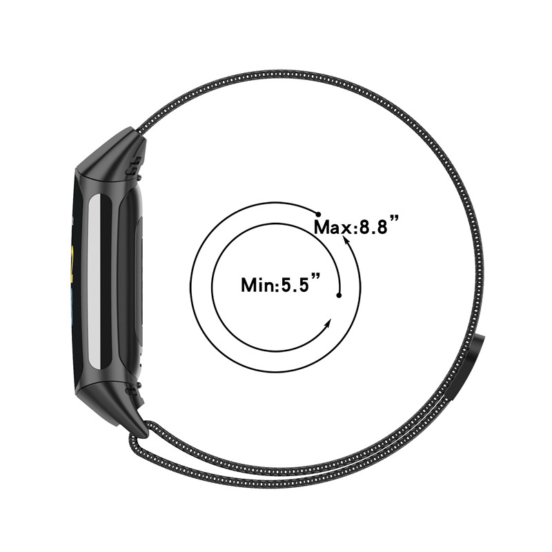 Metalen Band Voor Fitbit Charg - Mesh Strap Metal recensie en prijs